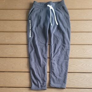 Under Armour Kids Charcoal Joggers with White Accents